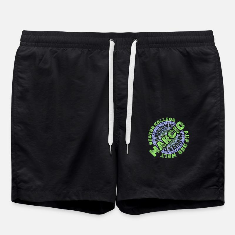 Marcio - Badeshorts - Schwarz