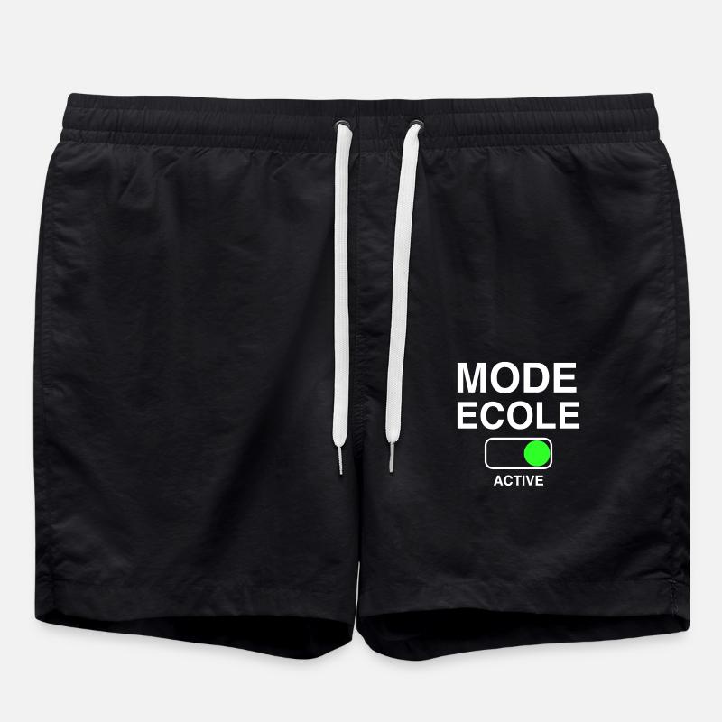 ECOLE RENTRE SCOLAIRE DROLE CADEAU - Short de bain - noir