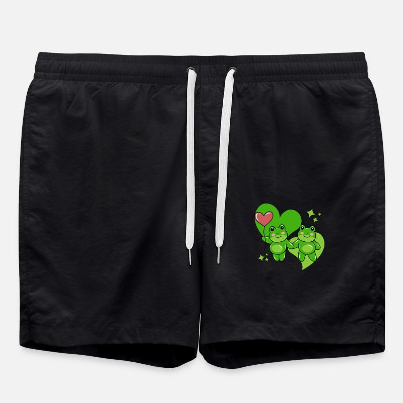 Grenouilles Amoureuses - Short de bain - noir