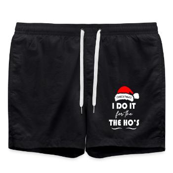 Je le fais pour le Noël de The Ho s - Short de bain - noir - Devant - AI Model Male 185 light (185cm)