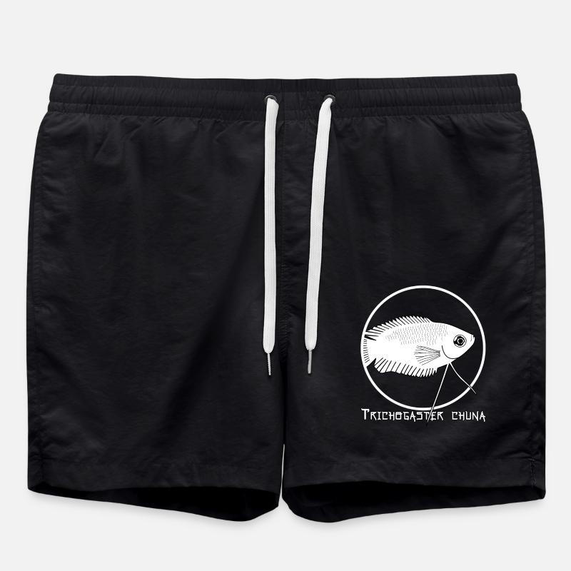 Trichogaster chuna - Badeshorts - Schwarz