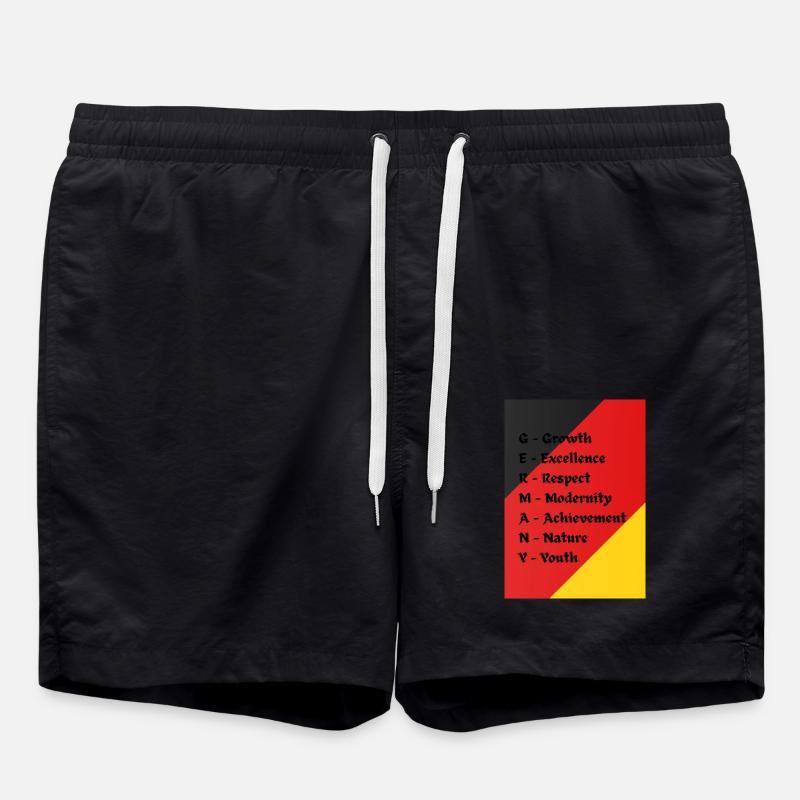 Germany - Swim Trunks - black