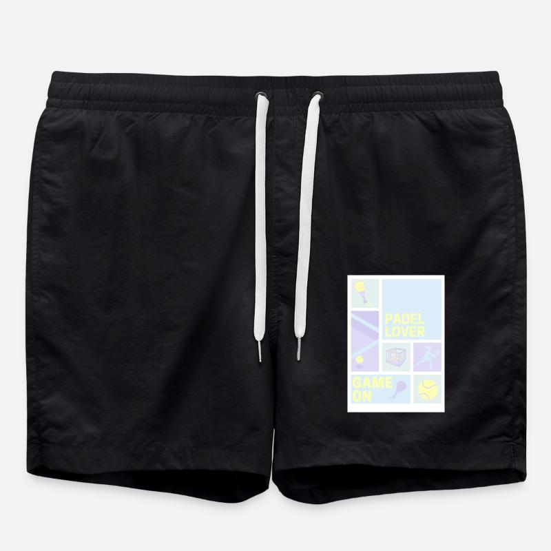 Padel lover - Swim Trunks - black