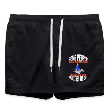 Jiu Jitsu Autodéfense - Short de bain - noir - Devant - AI Model Male 185 light (185cm)