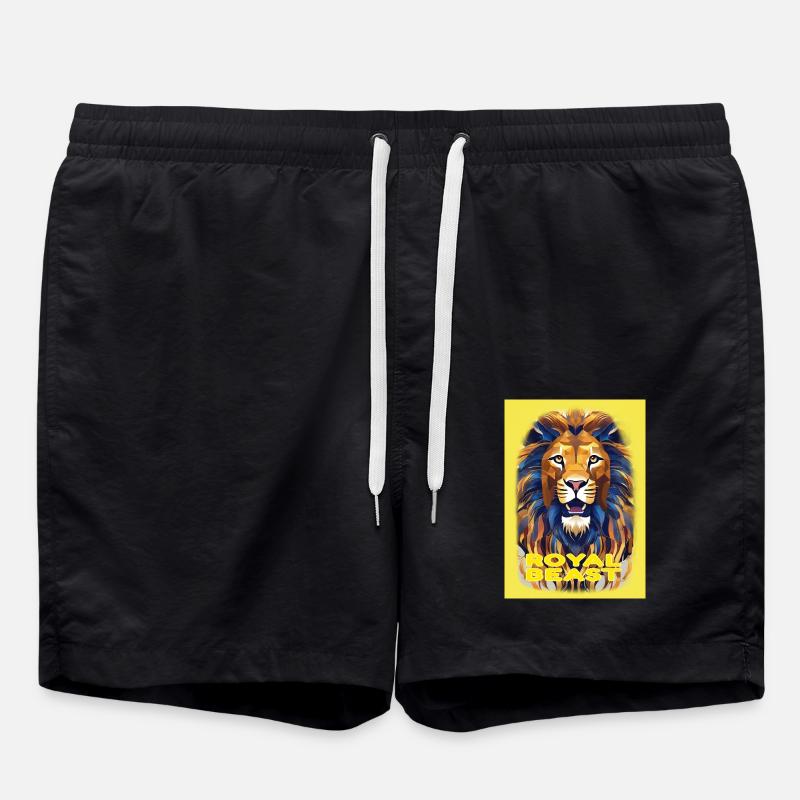 BÊTE ROYALE - Short de bain - noir