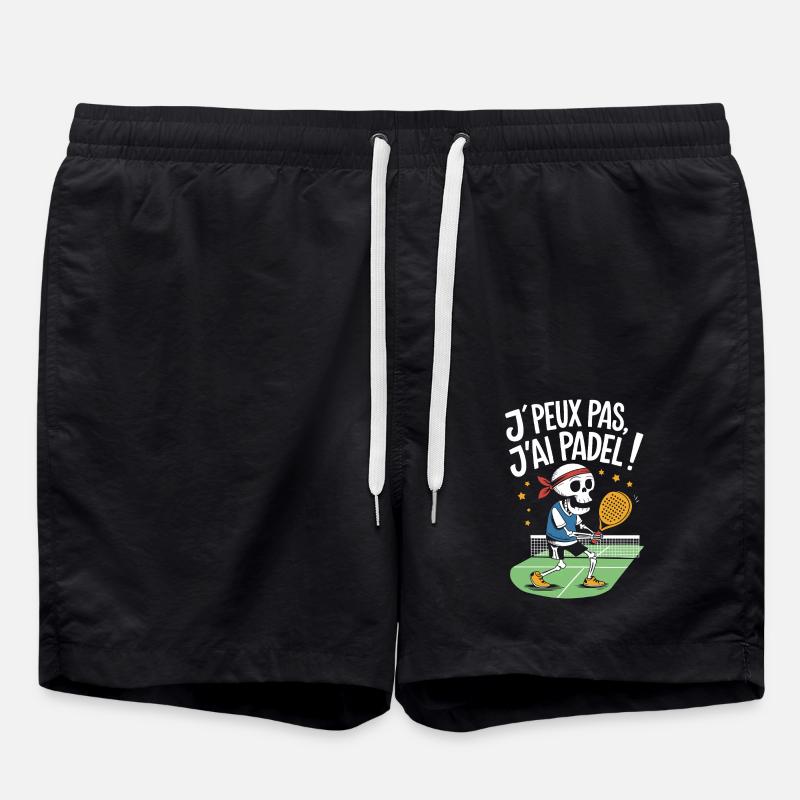 J'peux pas j'ai Padel ! - Short de bain - noir