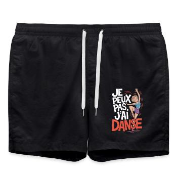 J'peux pas j'ai danse - Short de bain - noir - Devant - AI Model Male 185 light (185cm)