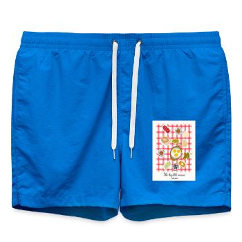 Petite déjeuner turc istanbul kahvalti - Short de bain - cobalt blue - Devant