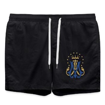Auspice Maria - Short de bain - noir - Devant - AI Model Male 185 light (185cm)