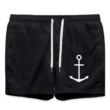 Anker - Badeshorts - Schwarz - Vorne - AI Model Male 185 light (185cm)