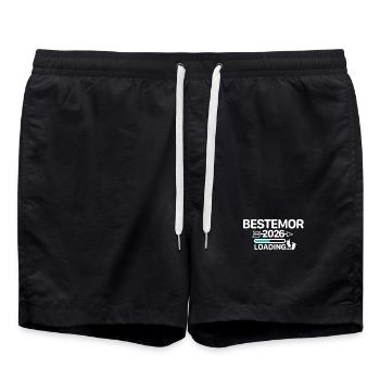Grand-mère 2026 Pieds de Bébé - Short de bain - noir - Devant - AI Model Male 185 light (185cm)