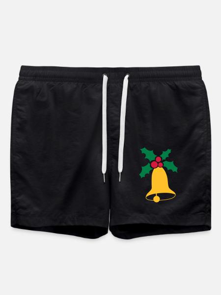 Cloches de Noël - Short de bain - noir