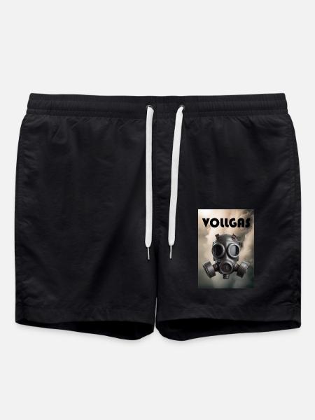 Vollgas - Badeshorts - Schwarz