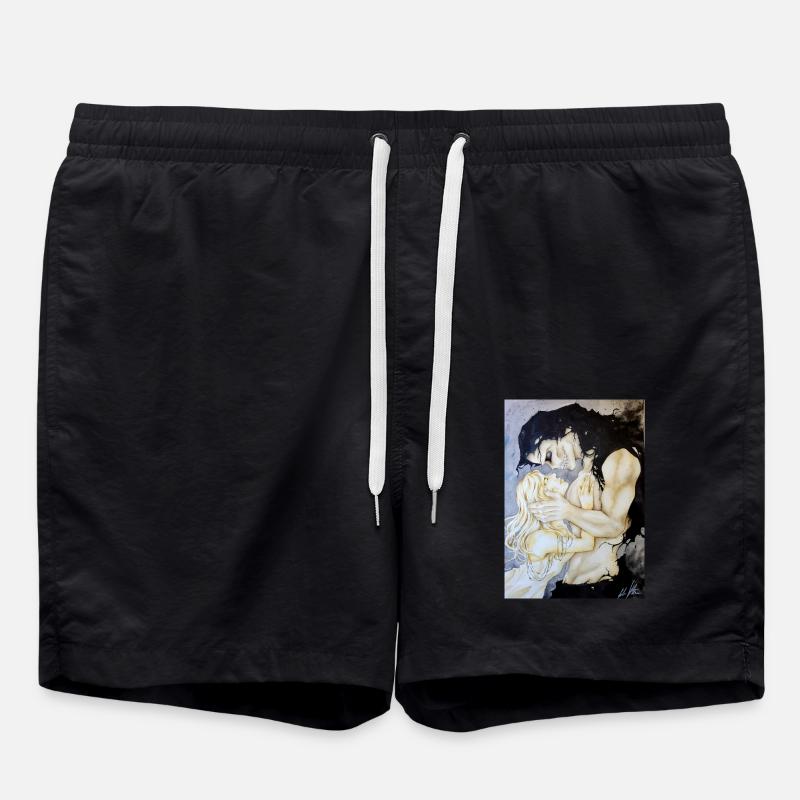 Join me in death - Badeshorts - Schwarz