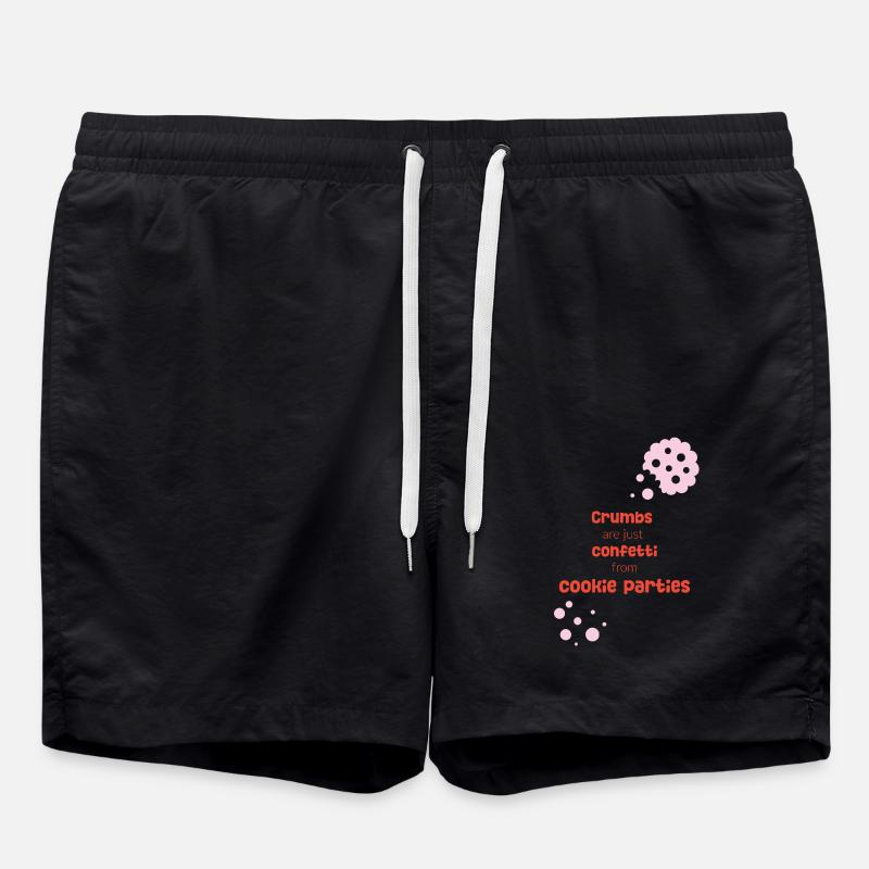 Confett de miettes - Short de bain - noir