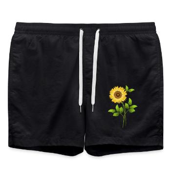 Fleur - Short de bain - noir - Devant - AI Model Male 185 light (185cm)