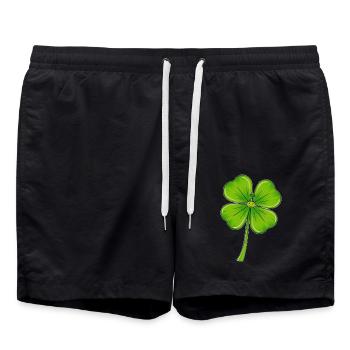 luck - Swim Trunks - black - Front - AI Model Male 185 light (185cm)