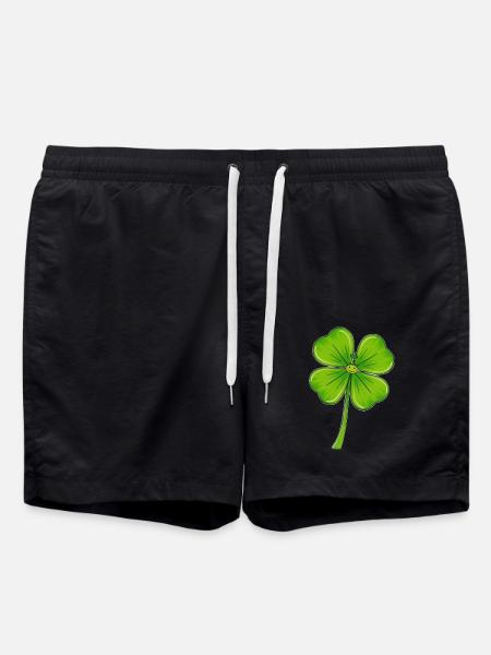 luck - Swim Trunks - black