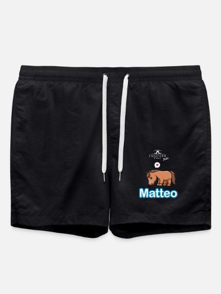 Falkenhof Matteo Comic Horse - Swim Trunks - black
