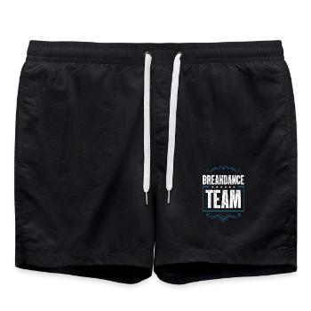 Breakdance Crew - Swim Trunks - black - Front - AI Model Male 185 light (185cm)
