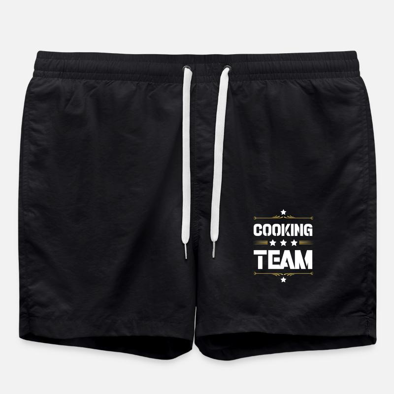Cooking Team - Swim Trunks - black