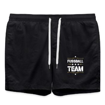 Équipe de football - Short de bain - noir - Devant - AI Model Male 185 light (185cm)