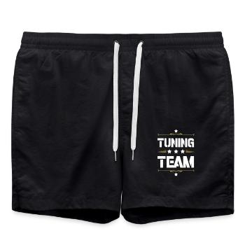 Tuning Team - Swim Trunks - black - Front - AI Model Male 185 light (185cm)