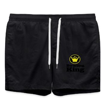 Bowling - Badeshorts - Schwarz - Vorne - AI Model Male 185 light (185cm)