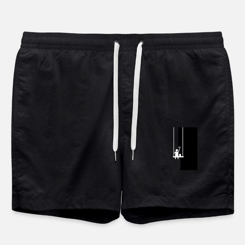 Der Maler - Badeshorts - Schwarz