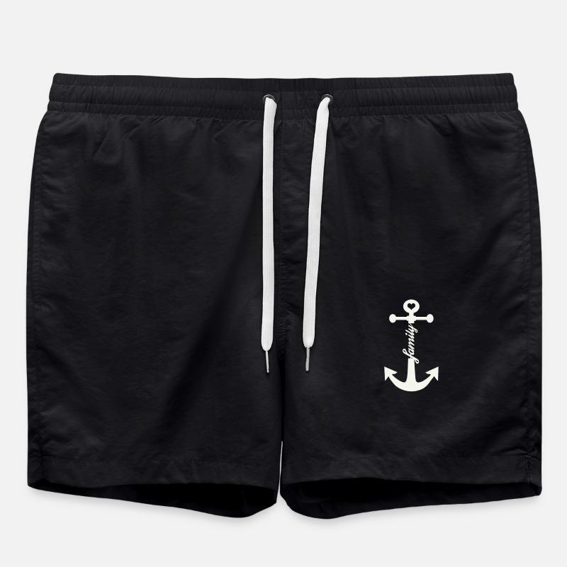 family - Short de bain - noir
