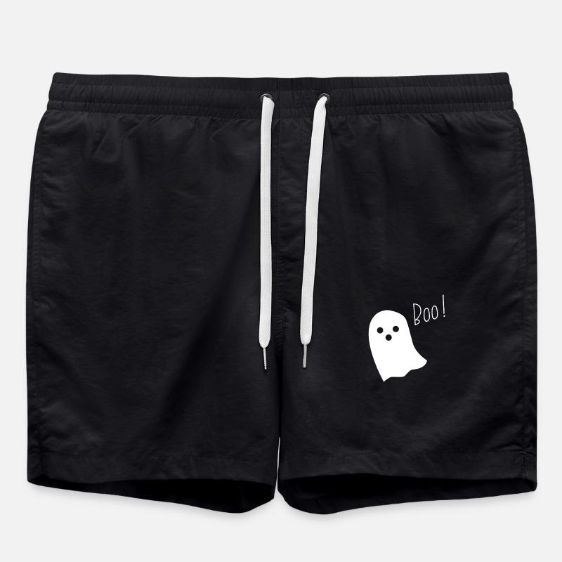 Ghost boo - Swim Trunks - black