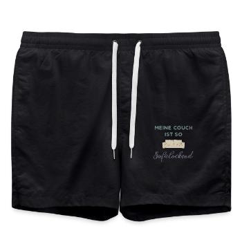 my couch - Swim Trunks - black - Front - AI Model Male 185 light (185cm)