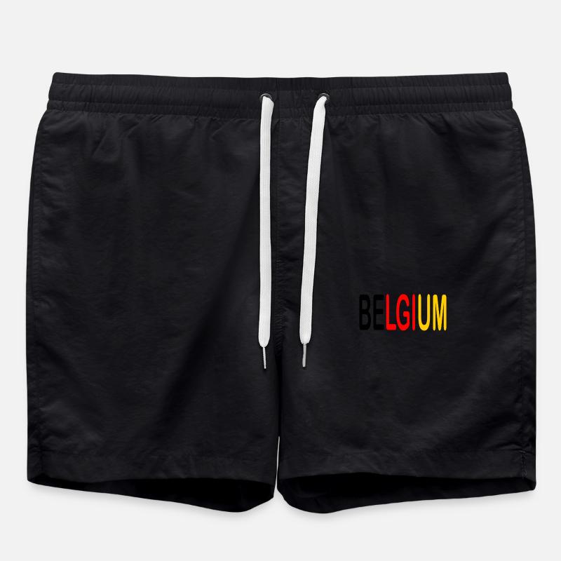 Belgium - Swim Trunks - black