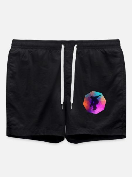 Snowboarders - Swim Trunks - black