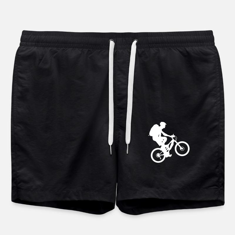 biker - Swim Trunks - black