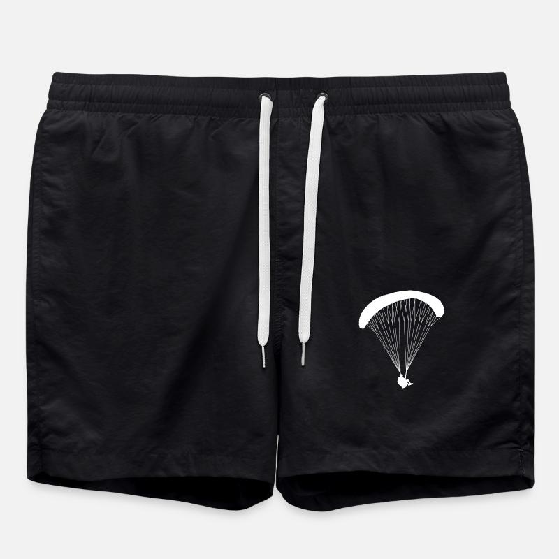 Gleitschirm - Badeshorts - Schwarz