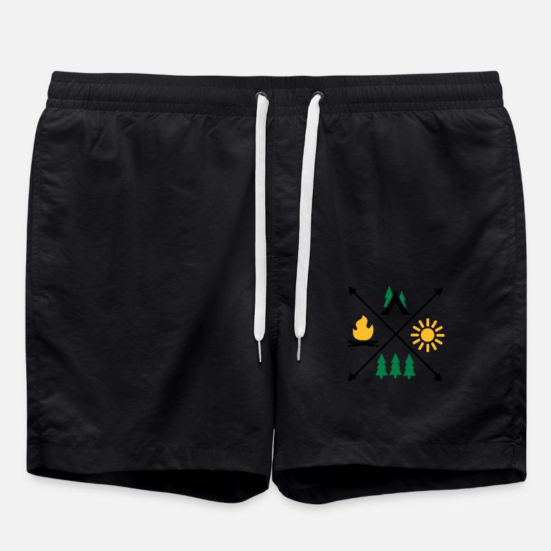 Camping - Swim Trunks - black