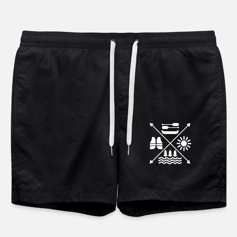 Kajak - Badeshorts - Schwarz