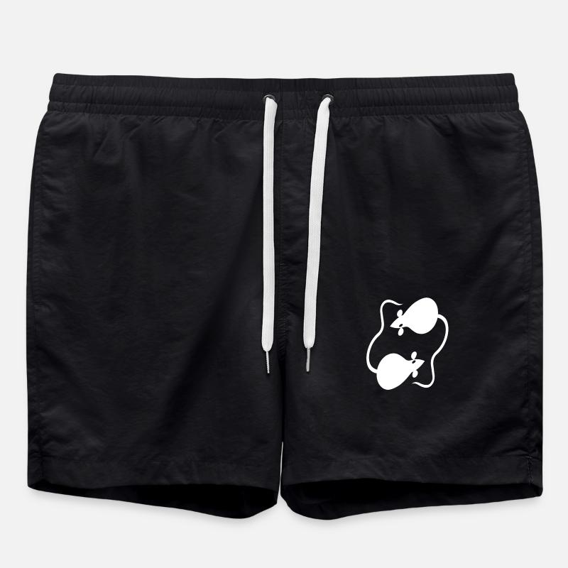 mice - Swim Trunks - black