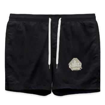Crystals Crystals Stones - Swim Trunks - black - Front - AI Model Male 185 light (185cm)