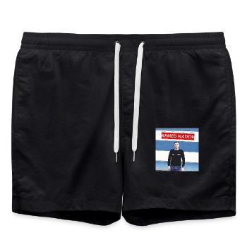 VII - ARMED NATION 2020 Logo - Badeshorts - Schwarz - Vorne - AI Model Male 185 light (185cm)