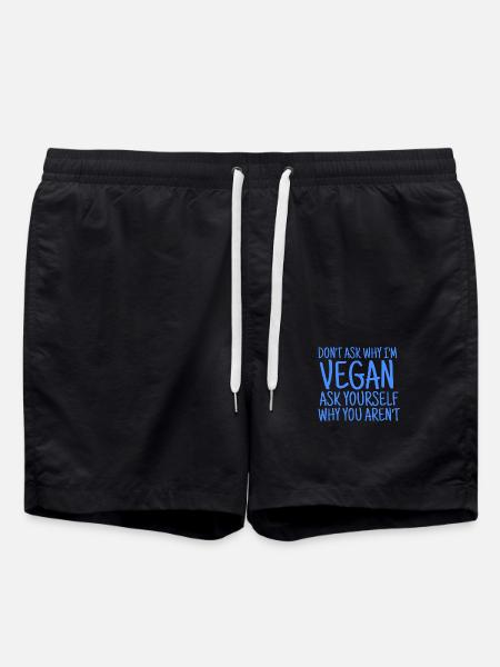 VEGAN VEGANER - Badeshorts - Schwarz