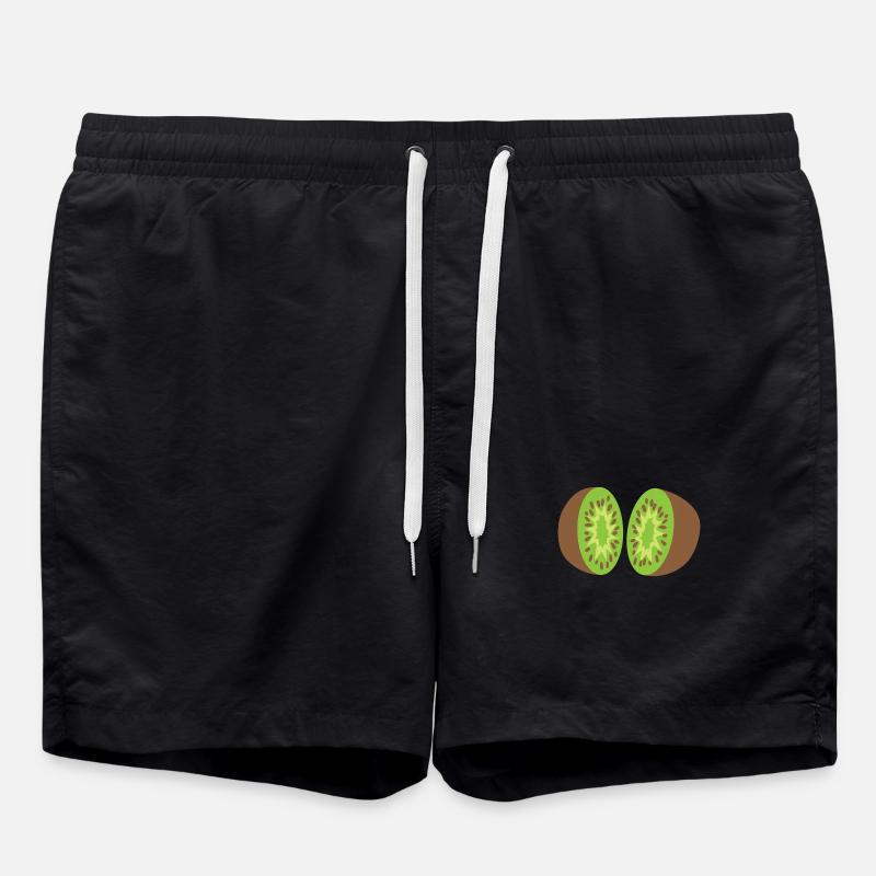 kiwi spacca 2 pezzi di kiwi - Costume a pantaloncino - nero