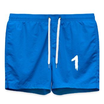 Zahl 1 Nummer Eins - Badeshorts - Cobalt blue - Vorne