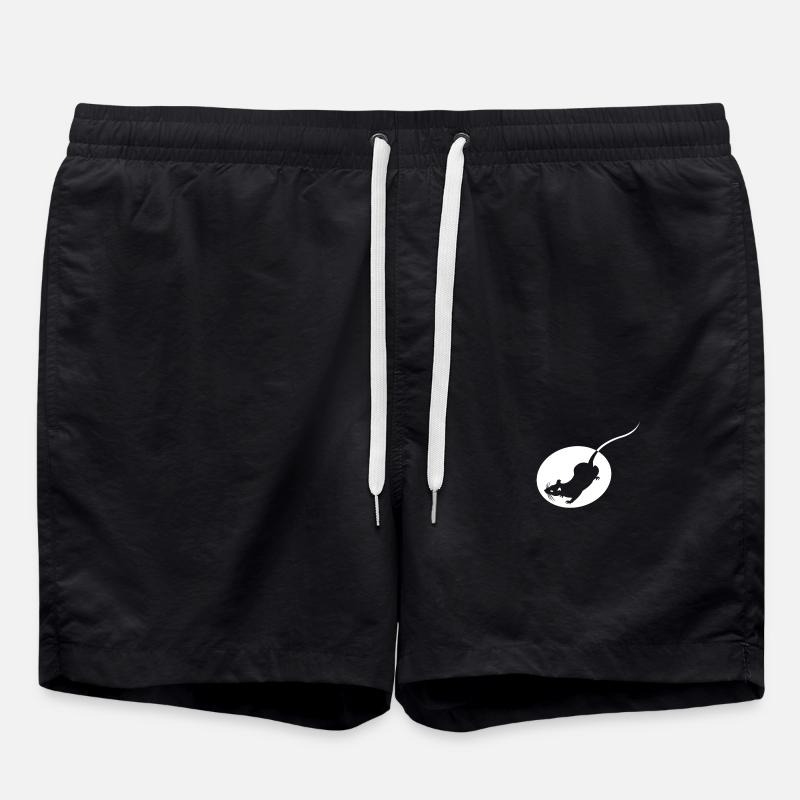 Ratte - Badeshorts - Schwarz