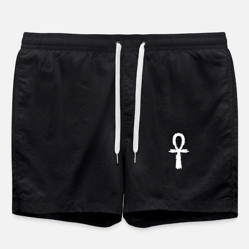 Ankh sign icon - Swim Trunks - black