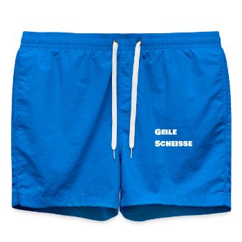 Geile Scheisse - Badeshorts - Cobalt blue - Vorne