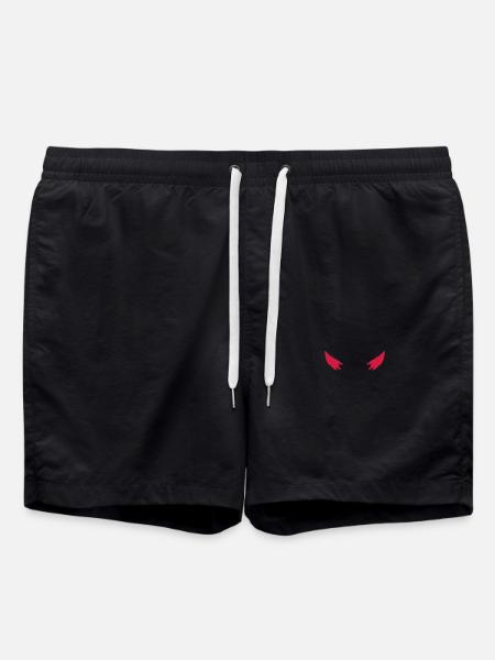 devil horns - Swim Trunks - black