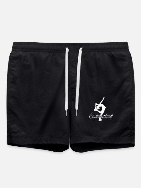 Eiskunstlauf Simple 1 - Badeshorts - Schwarz