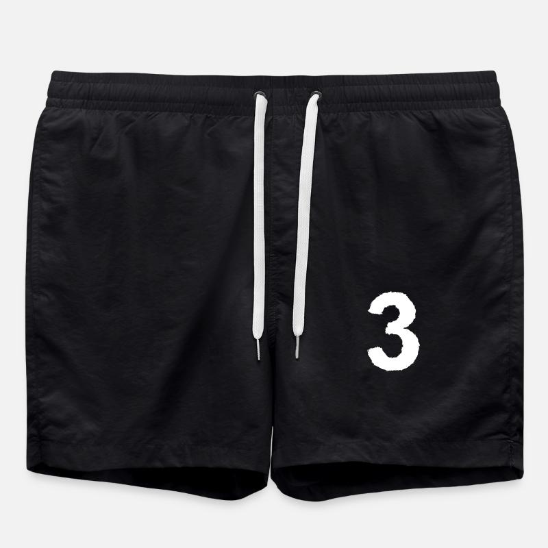 Numéro 3 numéro préféré - Short de bain - noir